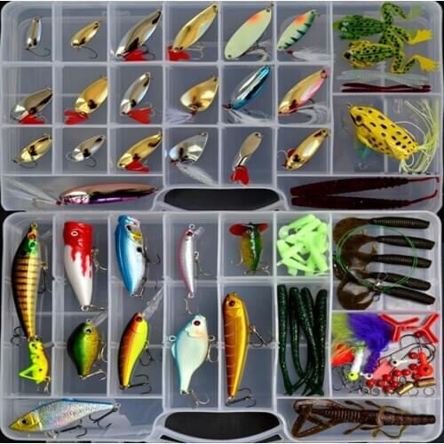 Free shipping ! 109 pieces Full New lure bait suit freshwater sea Lure soft bait lures sequins wholesale Ray frog suit
