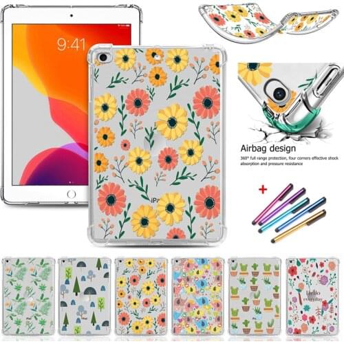 Tablet Case For iPad Mini Cover Coque 7.9" Cute Painted Soft TPU Protective Cover For Funda iPad Mini 5 4 3 2 1 Case