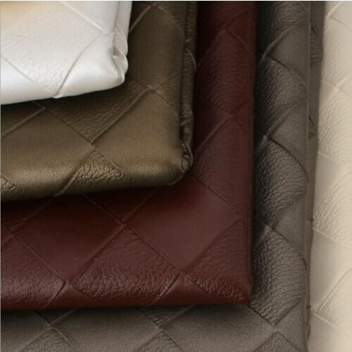 10 meters roll PVC large square artificial leather Bed background wall hotel KTV soft bag hard bag plaid leather fabric
