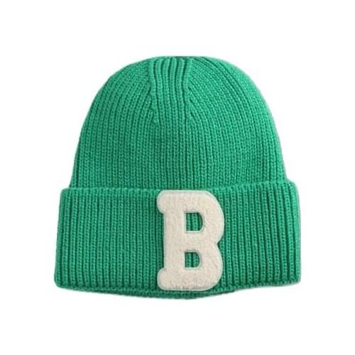 LDSLYJR 2021 Autumn and winter Acrylic Letter Thicken knitted hat warm hat Skullies cap beanie hat for Men and Women 37