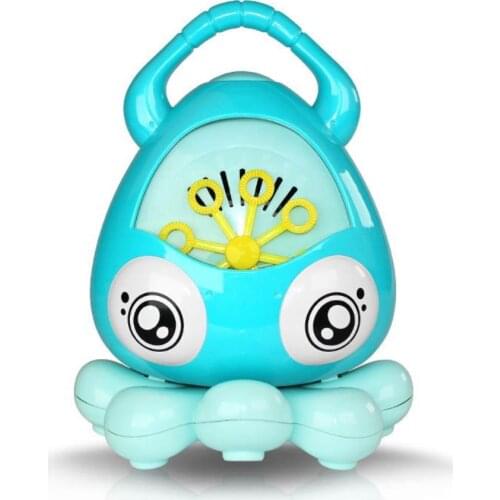 New listing Kids Automatic Bubble Blower Machine Octopus Bubble Maker Funny Durable Outdoor Toys