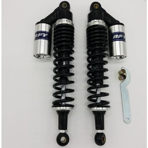 New 420mm Motorcycle 8mm spring Shock Absorber for Honda/Suzuki/Yamaha/Kawasaki ATV fit 405mm-425mm black