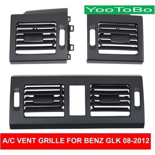 Car AC Front Left / Right Console Center Air Conditioner Vent Grille GLK Panel Cover ForMercedes Benz GLK300 GLK350 08-2012 W204