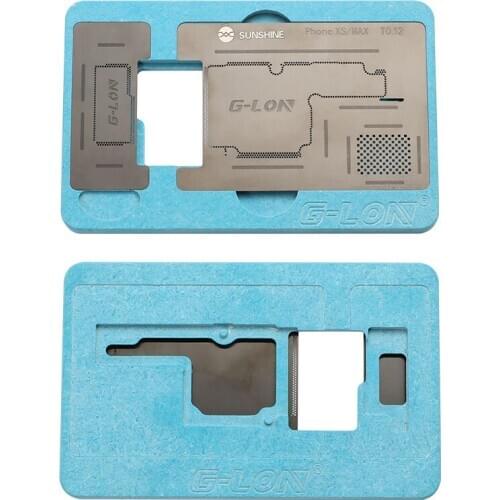 "SUNSHINE" SS-032 Middle Layer Reballing Stencils Station Kit for iPhone X/XS/XS Max Motherboard Soldering Tool