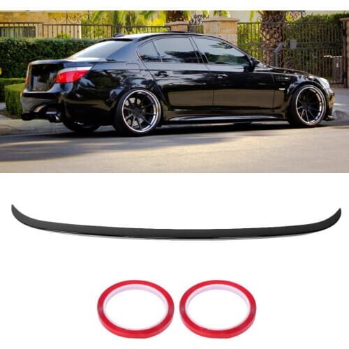 ABS Trunk Lid Spoiler Glossy Black for M Performance Style Fit for BMW 5 Series E60 Sedan 2004 2005 2006 2007 2008 2009 2010