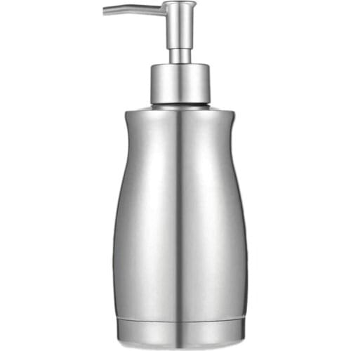 Stainless Steel Countertop Soap Dispenser Liquid Bottle for Kitchen & Bathroom Hand Dish Lotion Soap Pumps