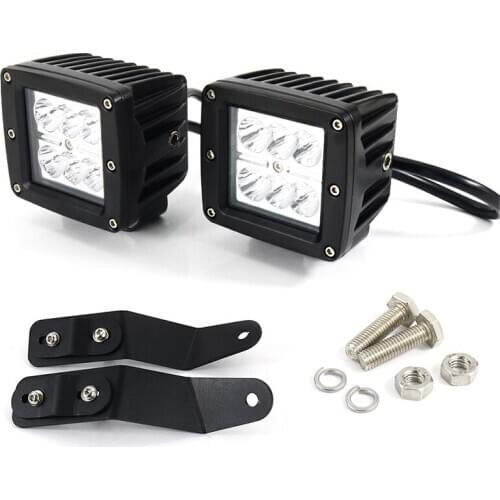 Additional Light LED Auxiliary Light With Bracket Fit For Kawasaki KLR650 2008-2018 KLR 650 Motorbike Headlight