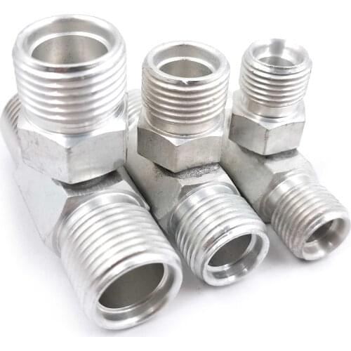 9 pcs,Pipe Joints,connectors and fixtures for auto a/c hoses aluminum Fitting R12 Tee Tooth outside joint car hose clamp