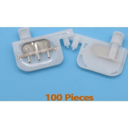 100pcs dx4 dx5 printer print head ink damper small filter single row Round mouth for roland for mutoh printer damper DX4 DX5