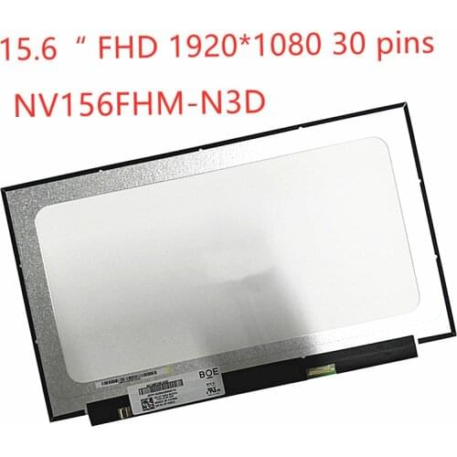 15.6" NV156FHM-N3D FHD 1920*1080 eDP 30 pins Laptop LCD SCREEN Replacement matrix panel
