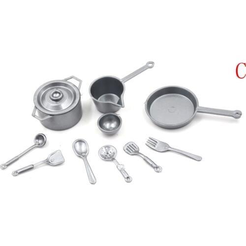 15Pcs/SetDoll Food Miniature Transparent Plastic Plate Cup Dishes Bowl Tableware Set 1:12 Scale Kitchen Cooking Accessories