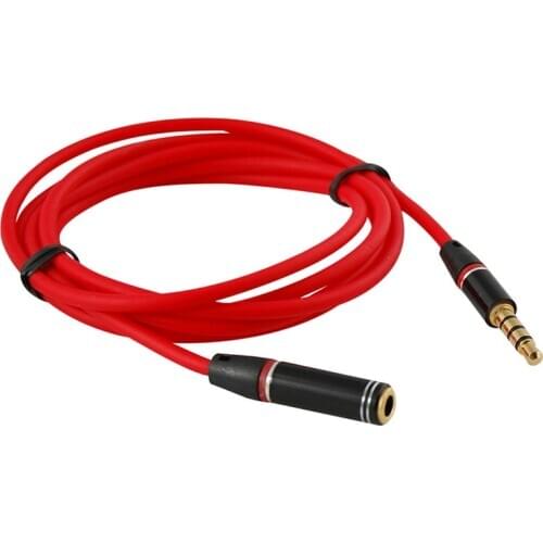 3.5mm Male To Female Earphone Headphone Adapter&Audio Extension Cable 120cm/4ft
