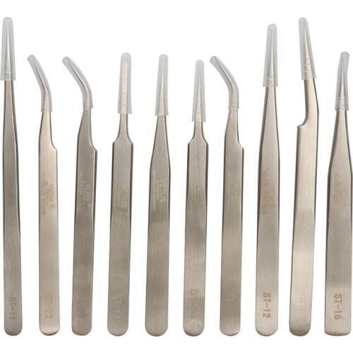 5pcs High Quality Stainless Steel Flower Eyebrow Tweezers False Eyelash Extension Tools Auxilia Makeup Tools Eyebrow