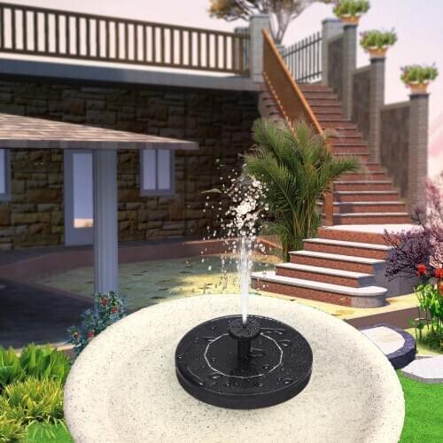 6V Solar Powered Fountain Garden Pool Pond Solar Panel Floating Fountain Garden Decoration Water Fountain solar fontein