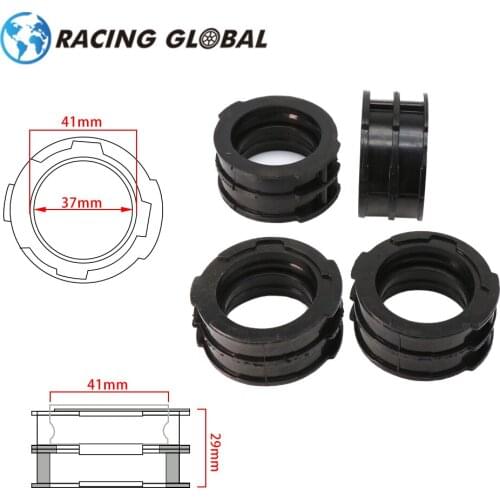 ALCON-Racing Carburetor Adapter Intake Manifold Joint Boots Set For Yamaha VMAX 1200 V-MAX 1200 VMX1200 1985 - 2007 1986 4PCS