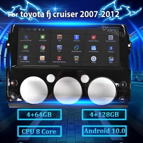 2din Car Gps Navigation DVD Multimedia Player For Toyota FJ Cruiser 2007-2012 Android Radio Audio Autoradio Head Unit