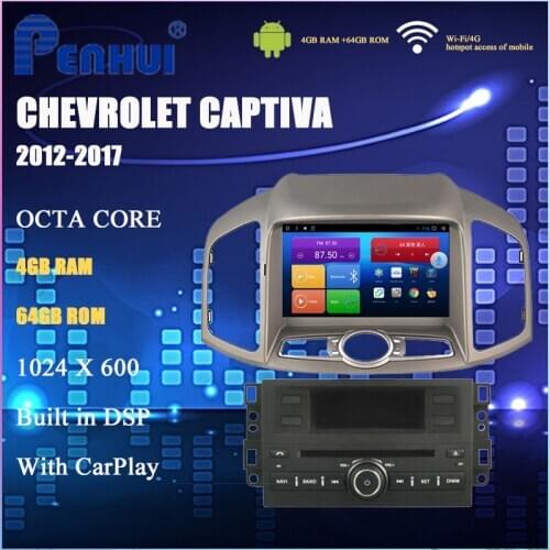 Android Car DVD For Chevrolet Captiva (2012-2017）Car Radio Multimedia Video Player Navigation GPS Android
