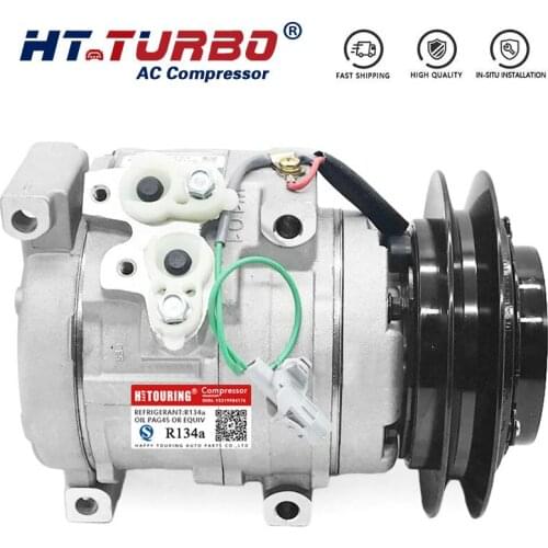 10S15C Auto AC Compressor for HINO Dutro Toyota DYNA 4500 4.6L Truck 2002-2006 447190-5260 1-83532329- 447220-5061 247300-4090