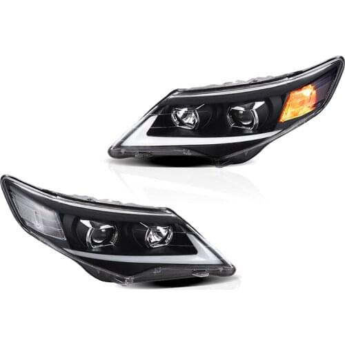 Goodmolds Car Styling Headlight For Toyota Camry 2012-2014 LED Daytime Running Lights Head Lamps Projector Front Lamps Assembly
