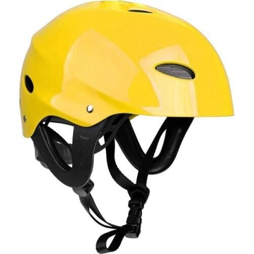 HOT Safety Protector Helmet 11 Breathing Holes for Water Sports Kayak Canoe Surf Paddleboard - Yellow