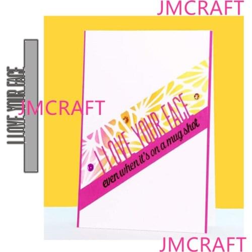 JMCRAFT 2021 New English letter border #5 Metal Cutting Dies DIY Scrapbook Handmade Paper Craft Metal Steel Template Dies