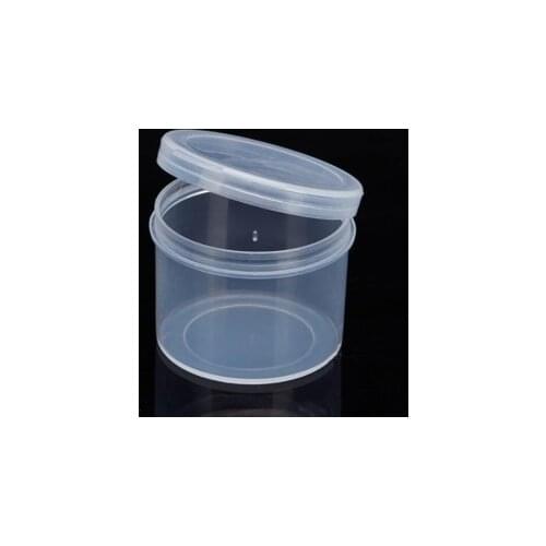 Small round Plastic Box Mini Transparent Box Clear Large Storage Box Small Parts Jewelry Display Box Container New Arrival