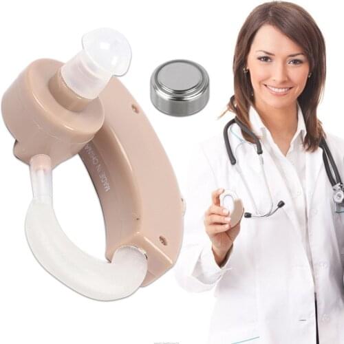 Mini Hearing Aid Portable Ear Sound Amplifier Adjustable Ear Hearing Amplifier Aid Kit Tone Hearing Aids for the Deaf Elderly