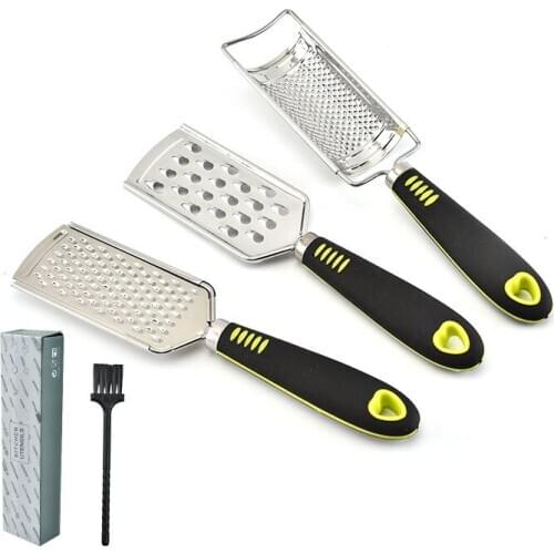 3pcs/set Multifunctional Vegetable Grinder Fruit Grater Garlic/radish/ginger Grinder Kitchen Gadgets Free Brush Kitchen Tools