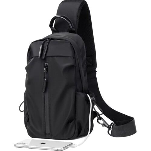 Weysfor Vogue Men Fashion Chest Bag Waterproof Travel Crossbody Backbag Outdoor Single Shoulder Bag School Teenager Mochila Bags