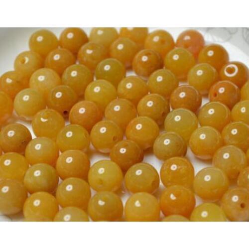 Natural Topaz A cargo scatter bead gobi old topaz Kim You Huanglong Jade Bead