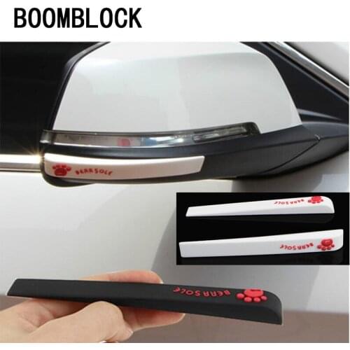 Car Styling Car Rearview Mirror Anti-collision Stickers for Abarth Fiat 500 BMW E60 E36 E34 Mercedes Benz W204 Volvo XC90 V70