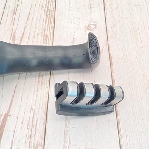 Knife Sharpener 3 Stages ( Tungsten Diamond & Ceramic ) Steel Whetstone Kitchen Knives Sharpening Grindstone Grinder Stone Tools