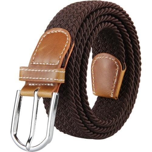 High Quality Canvas Belts for Men Fashion Metal Pin Buckle Military Tactical Strap Male Elastic Belt for Pants Jeans Unisex