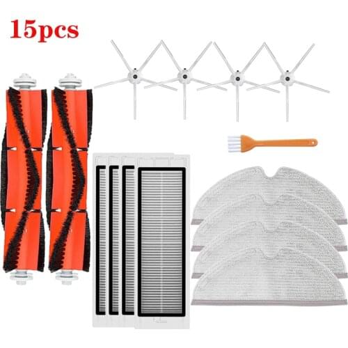 Hepa Filter Main Brush Side Brush Mop Cloth Spare Parts For Roborock S5 S50 S51 S55 S6 S5 Max S6 MaxV S6 Pure Vacuum Cleaner