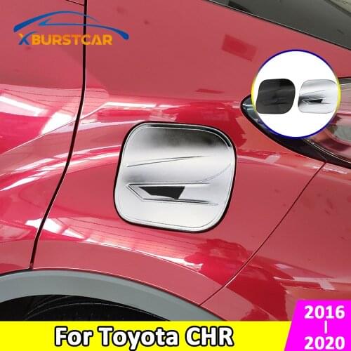 Xburstcar Car Gas Fuel Oil Tank Cover Protection Cap Sticker Fit for Toyota C-HR CHR C HR 2016 2017 2018 2019 2020 Accessories