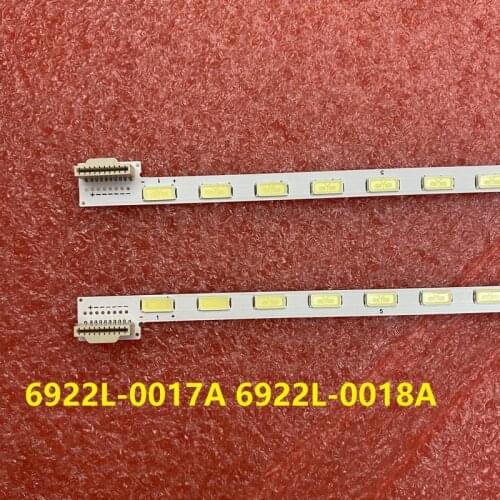 New Kit 2 PCS*48LED 593mm LED strip for 6922L-0017A 6922L-0018A LED47K560J3D 6917L0700A 6917L0701A 6920L-0131D 0131C