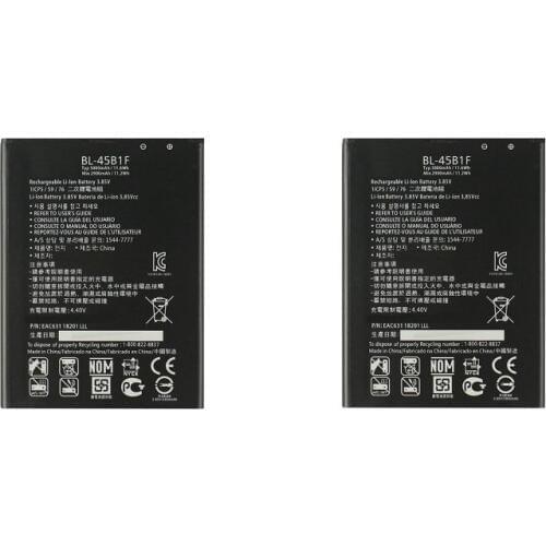 2x 3000mAh BL-45B1F BL45B1F Replacement Battery For LG V10 H968 H961N H900 H901 VS990 F600 F600L F600K H960A LS992