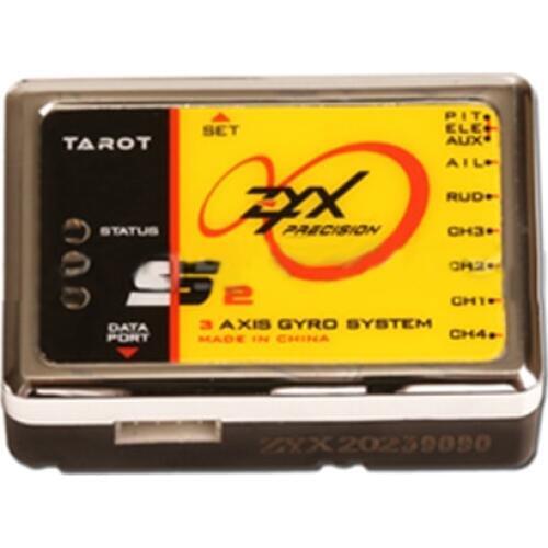 Tarot ZYX-S2 Flybarless 3-Axle Gyro System ZYX-S V2 ZYX23 For Trex 450 500 550 600 700 3G FBL RC Helicopter F06798
