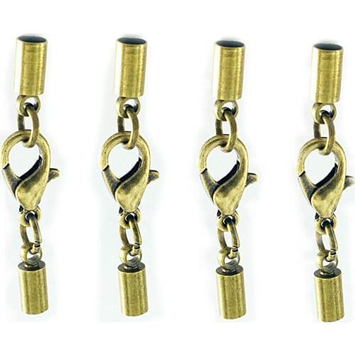 5pcs/Lot 3mm Lobster Buckle bracelet necklace connection body jewelry accessories