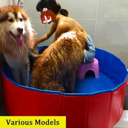 80*20 Summer Dog Swimming Pool Foldable Pet Bath Pool Portable Dog Cleaner Bathtub Bathing Tub Pool For Dogs Cats Pet Cleaning