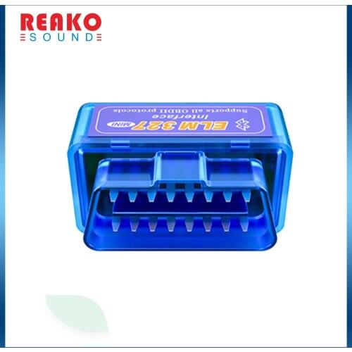 REAKOSOUND Bluetooth V2.1 OBD2 Car Diagnostic Tool For Android/Symbian OBDII Protocol Super MINI ELM 327 16PIN OBD2 Scanner