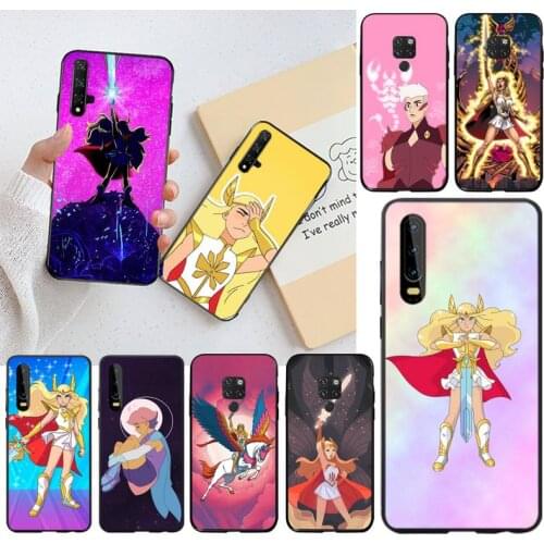 CUTEWANAN She Ra And The Princesses Of Power Phone Case Capa for Huawei P40 P30 P20 lite Pro Mate 20 Pro P Smart 2019 prime