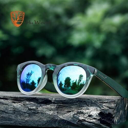 HU WOOD Women's Sunglasses Transparent Glasses