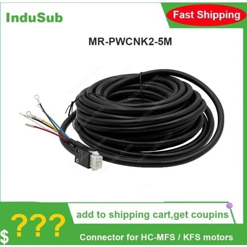 MR-PWCNK2-5M Power Connector for HC-MFS / KFS Motors with brake IAK3_SERV O,5m