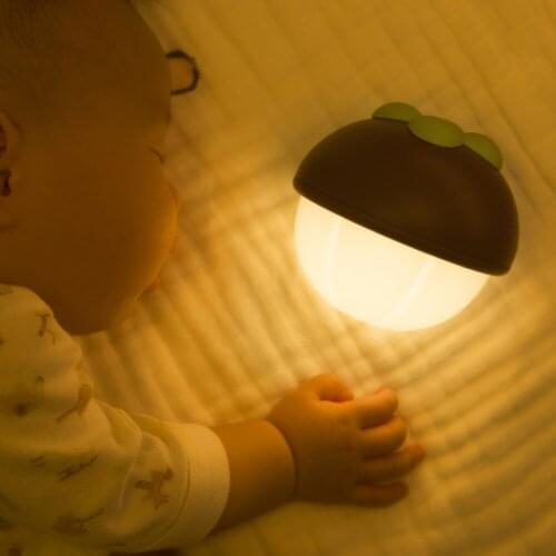 Mangosteen night light night baby lighting small table lamp eye protection energy-saving lamp creative lamp bedside lamp