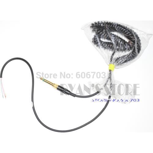 New DJ headphone cable cord line with PLUG for repairing pioneer ATH Sony AKG Technics mdr DJ headphones