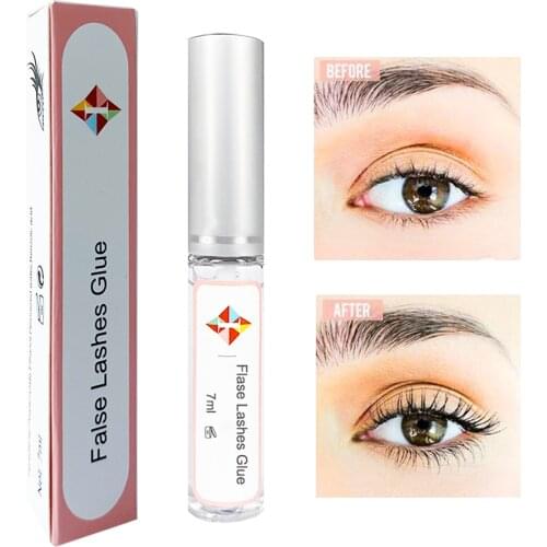 New Strong lash lift glue 7ml Eyelash Glue odor free eyelash perm glue transparent super stick Long-lasting Waterproof Makeup