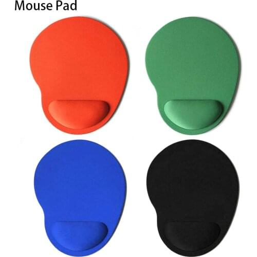 2021 Solid Color Mouse Pad With Wrist Guard Non-slip Gel Wrist Strap Suitable For PC Laptop Ergonomic And Comfortable Wristband