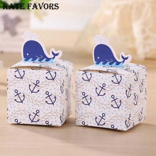 Wholesale Party Candy Sugar Chocolate Favor Box Gift Box For Brithday Party Baby Shower Gifts Boxes 5.5*5.5*5.5CM 12PCS