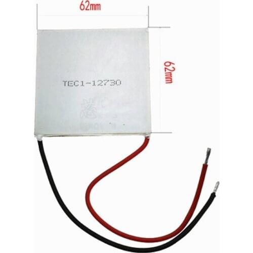 Semiconductor refrigeration sheet TEC1-12730 62*62*4.0mm 288W high power, large temperature difference 65 °C, 12V 30A